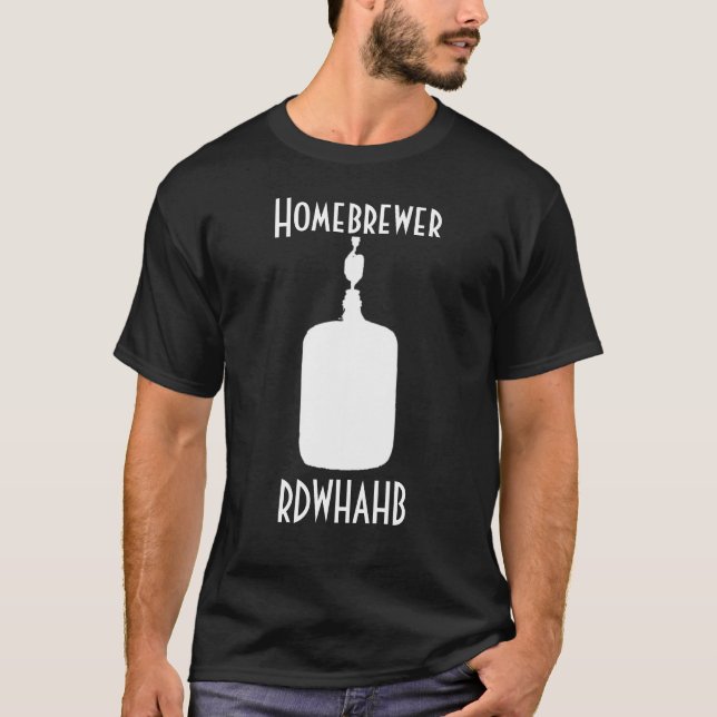 Koppla av, oroa inte, ha en hem- brygd t-shirt (Framsida)