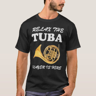 Koppla av Tubaspelare är här musikMANAR & KVINNO T Shirt