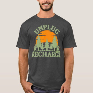 Koppla bort laddning utomhus t shirt