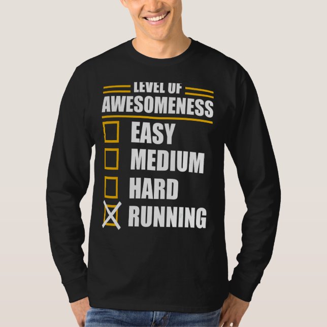 Koppla för Joggare som kör Springer Springa T Shirt (Framsida)