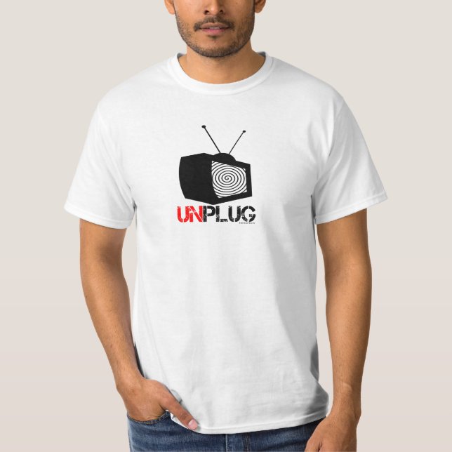 Koppla från din TV T-shirt (Framsida)