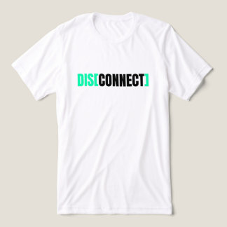Koppla från fet typografi t shirt