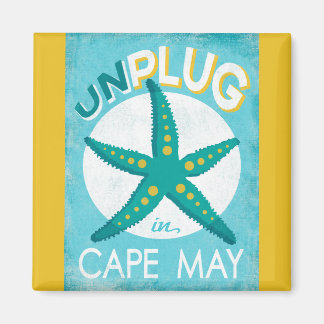 Koppla från i Cape May Starfish Beach Nautical Magnet