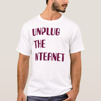 Koppla från internet t-shirt