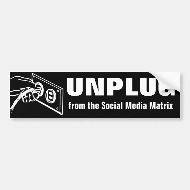 Koppla från mediematrisen i Social Bildekal (Framsidan)