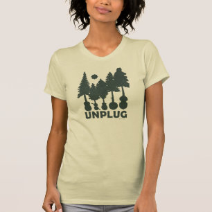 Koppla från - T-tröja för blågrässkogkvinnan T-shirt
