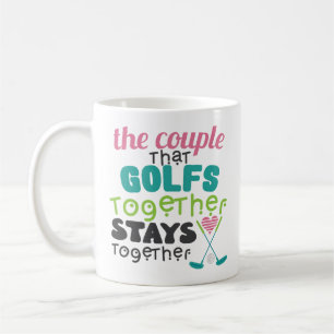 Koppla ihop att för kaffemuggen för Golf Kaffemugg