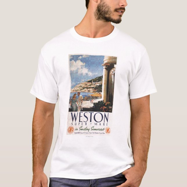 Koppla ihop att förbise den järnväg affischen för tee shirt (Framsida)
