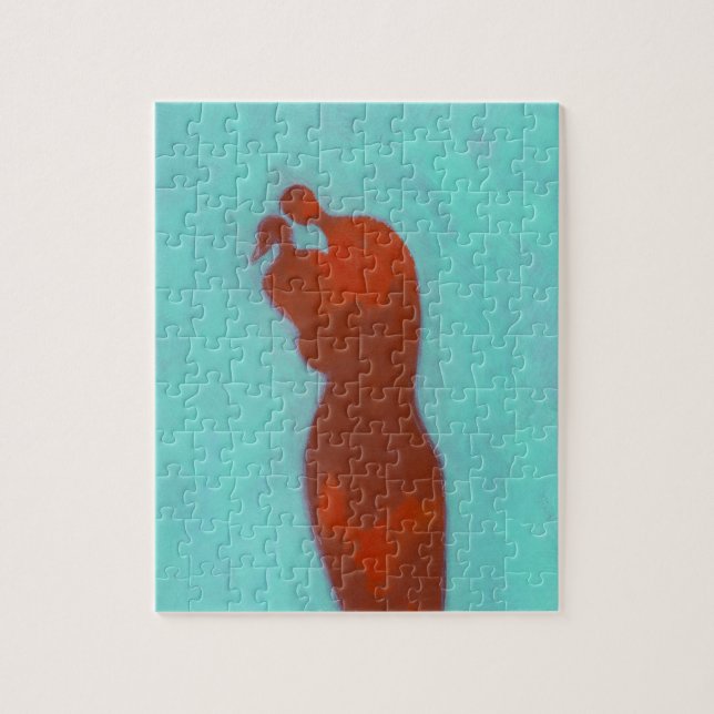 Koppla ihop att omfamna pussel (Vertikal)