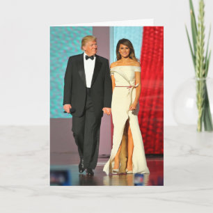Koppla ihop först boll för Donald och Melania Kort