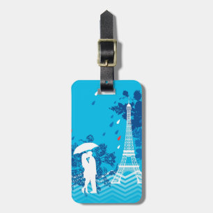 Koppla ihop i Paris med det Eiffle torn Bagagebricka