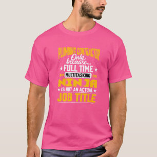 Koppla ihop jobbtitel på entreprenadavtalspart t shirt
