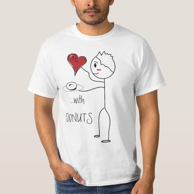 KOPPLA IHOP skjortakaffe & Donuts - del 2 Tee Shirt (Framsida)