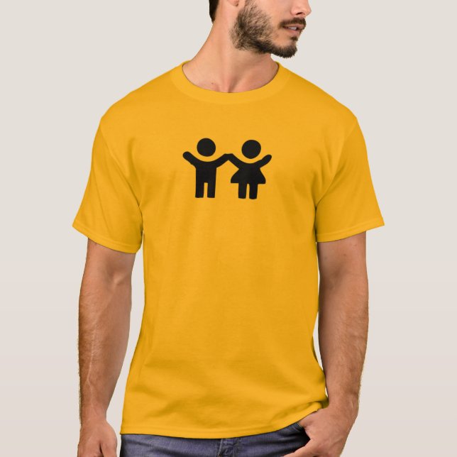 koppla ihop tee shirt (Framsida)