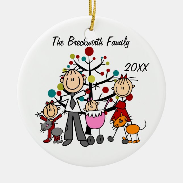 Koppla ihop två flickor, helgdagprydnad för två julgransprydnad keramik (Framsidan)