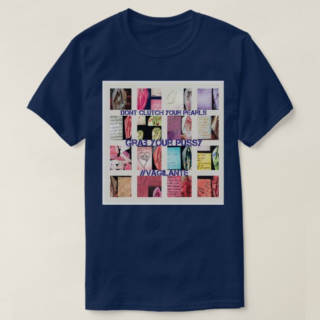 Koppla inte dina pärlor till din PUSSY T Shirt (Design framsida)