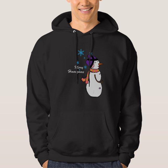 Koppla kvinnlig kontur hoodie (Framsida)