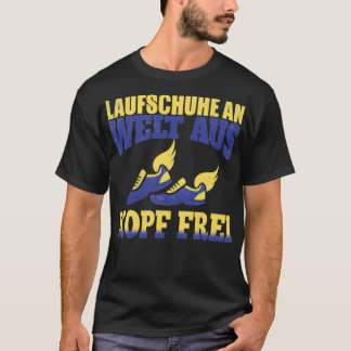 Koppla loss skor från huvudet till världen t shirt