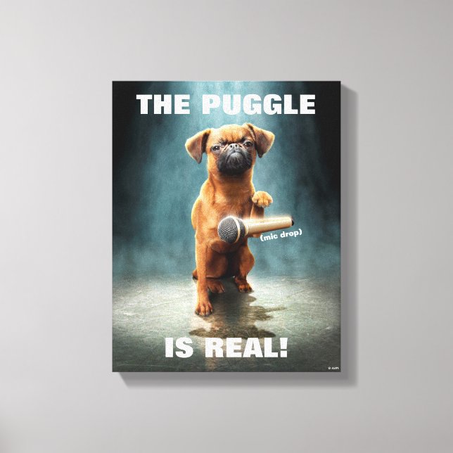 Koppla mikrofon canvastryck (Framsida)