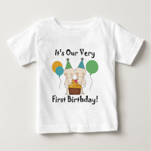 Koppla samman 1st födelsedagTshirts och gåvor f T Shirt
