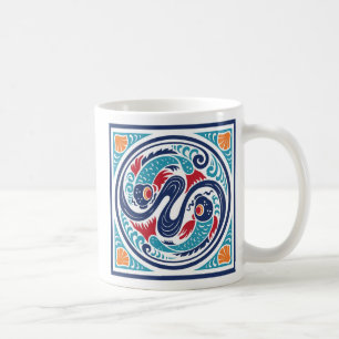 Koppla samman fisken kaffemugg