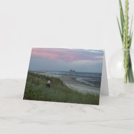 Koppla samman stenar med kvinnahälsningkortet kort