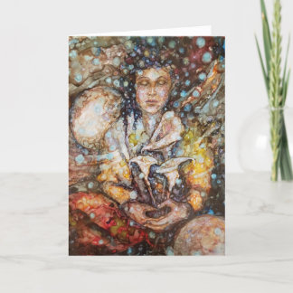 "Koppla till andan" Tack Kort