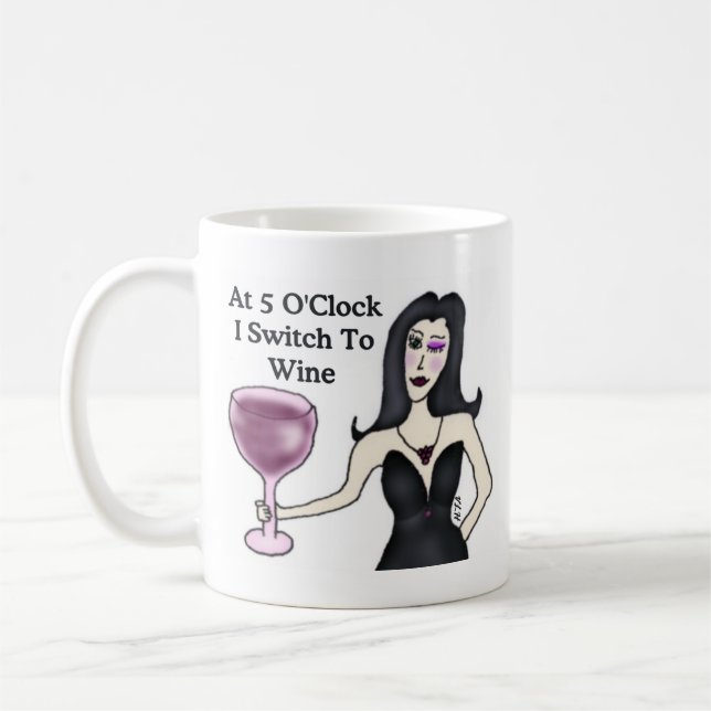 Koppla till vin kaffemugg (Vänster)