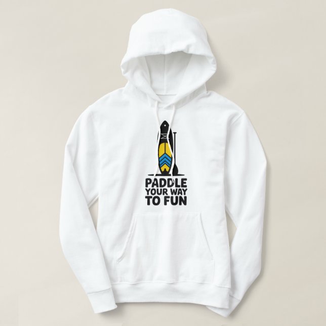 Koppla upp Roligten till SUP-design Hoodie (Design framsida)