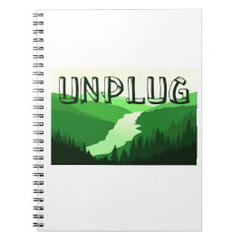 Koppla ur anteckningsbok med spiral