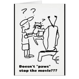 Koppla ur hälsningskort