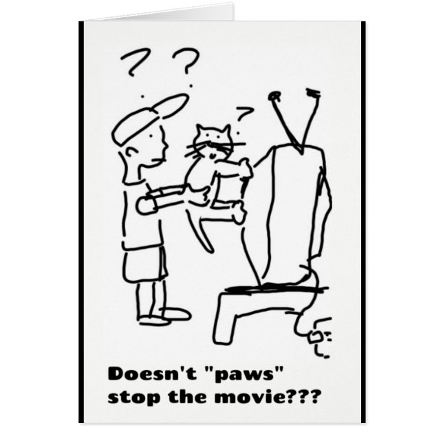 Koppla ur hälsningskort (Framsidan)