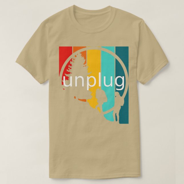 Koppla ur på spåret för ompackning av spåret genom t shirt (Design framsida)