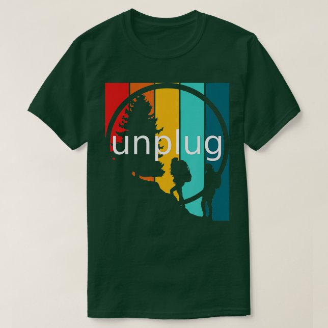 Koppla ur på spåret för ompackning av spåret genom t shirt (Design framsida)