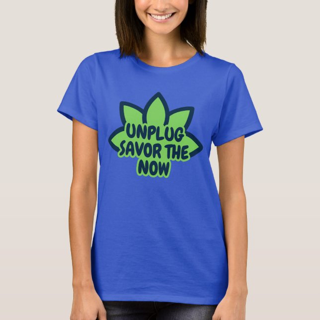 Koppla ur spararen nu t shirt (Framsida)