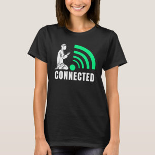 Kopplad islamisk muslim Ramadan Kareem First Sala T Shirt