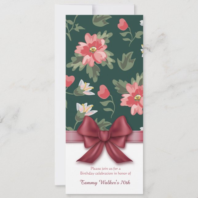 Kopplad med en radinbjudan inbjudningar (Framsida)