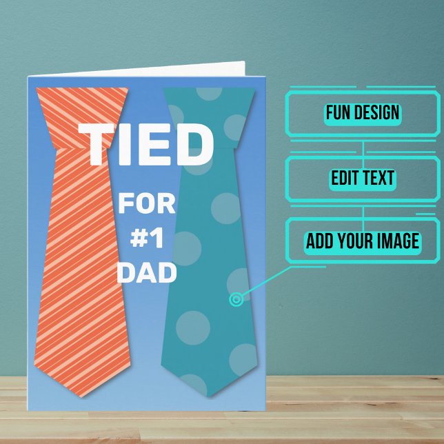 Kopplad till nummer 1 Gay Pappa Fars dag Kort (Please enjoy our Father's Day card for gay dads)