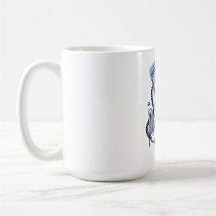 Kopplad Y2K-flipphone Uppbrottsmelankoli Vin Kaffemugg