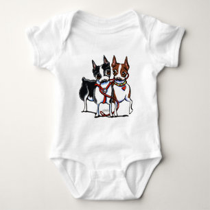 Kopplade Boston Terriers T-shirt