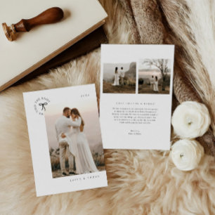 Kopplade ihop det minsta fotomeddelandet om Knot E Spara Datumet