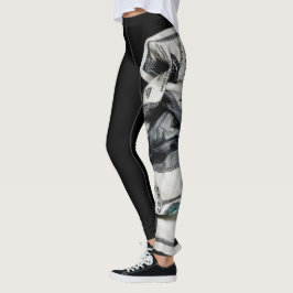 Kopplade Pengarar Streetwear Money Print Leggings