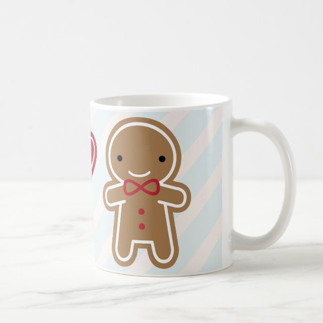 Kopplar ihop den gulliga Kawaii för kakan Kaffemugg (Höger)