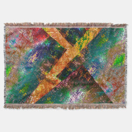 Kopplare av färgad lagrar med bränd rustik filt