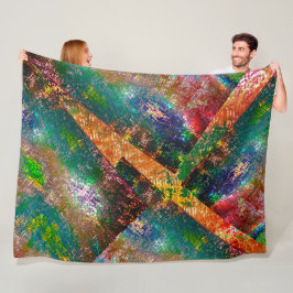 Kopplare av färgad lagrar med bränd rustik fleecefilt