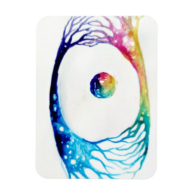 Kopplat näspussel magnet (Vertikal)