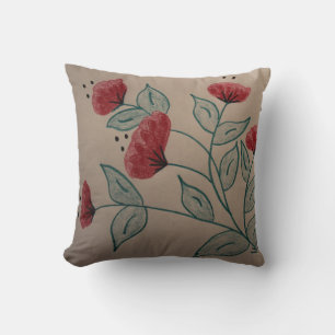 Koppling för designerns Blommigt Kudde