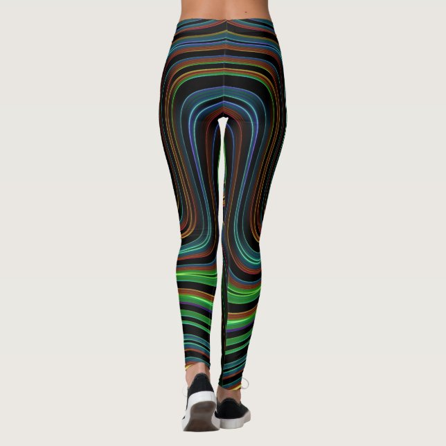 Kopplingar ~ flerfärgad ~ Original Leggings (Baksida)