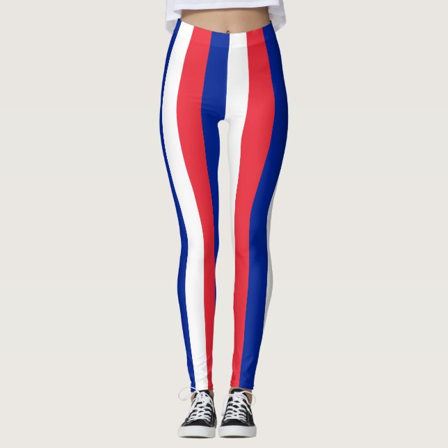 Kopplingar med flagga av Frankrike Leggings (Framsida)