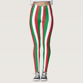 Kopplingar med flagga av Italien Leggings